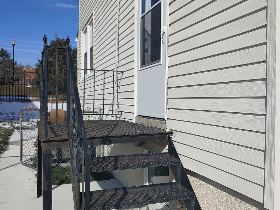 Private locked entrance