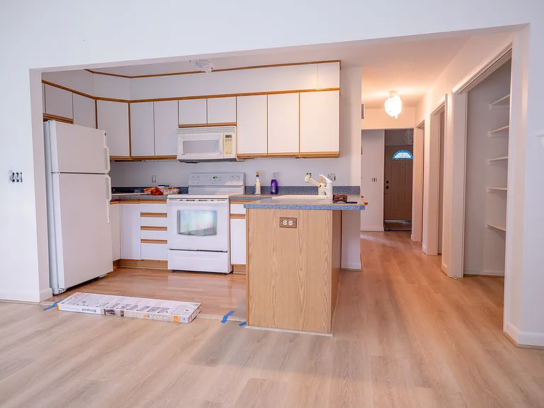 Kitchen and Hallway