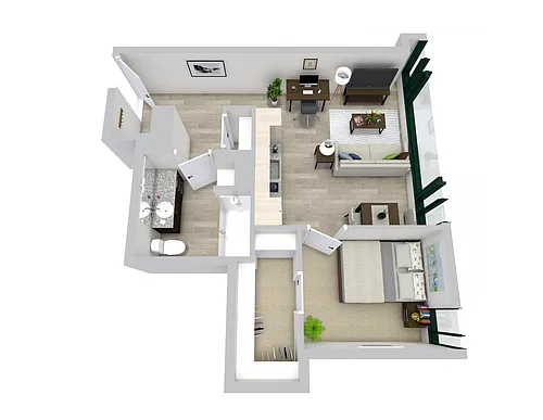 Floor plan The Burgundy