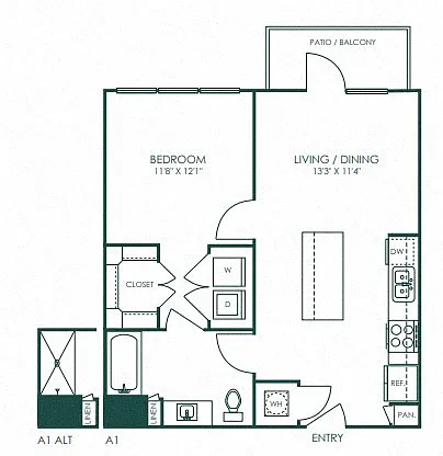 Floor plan A1