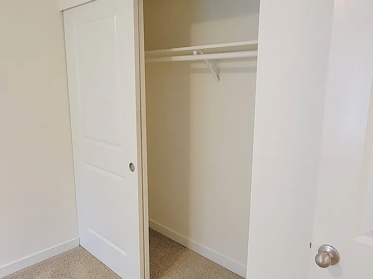 Plenty of storage space in bedroom 2.
