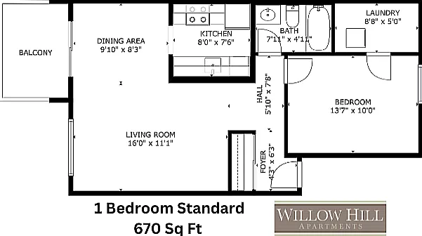 1 Bedroom Standard 1 Bedroom Standard