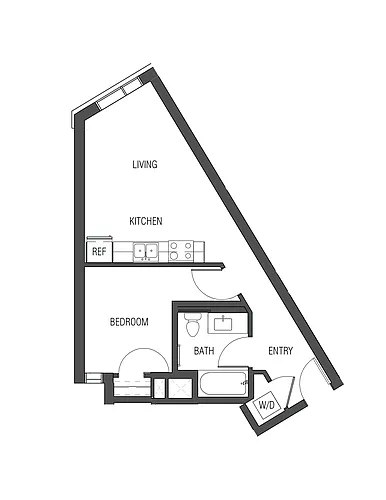 Floor plan 1X1 - A8