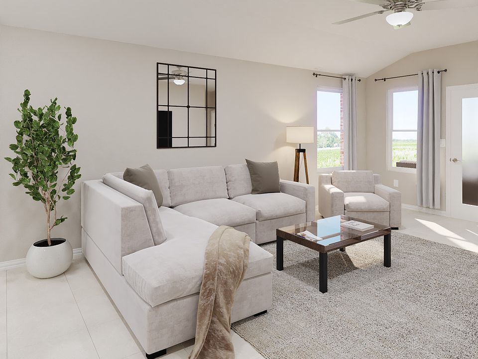 Kick your feet up after a long day in your cozy living space.