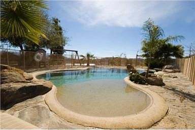 heated saltwalter pool