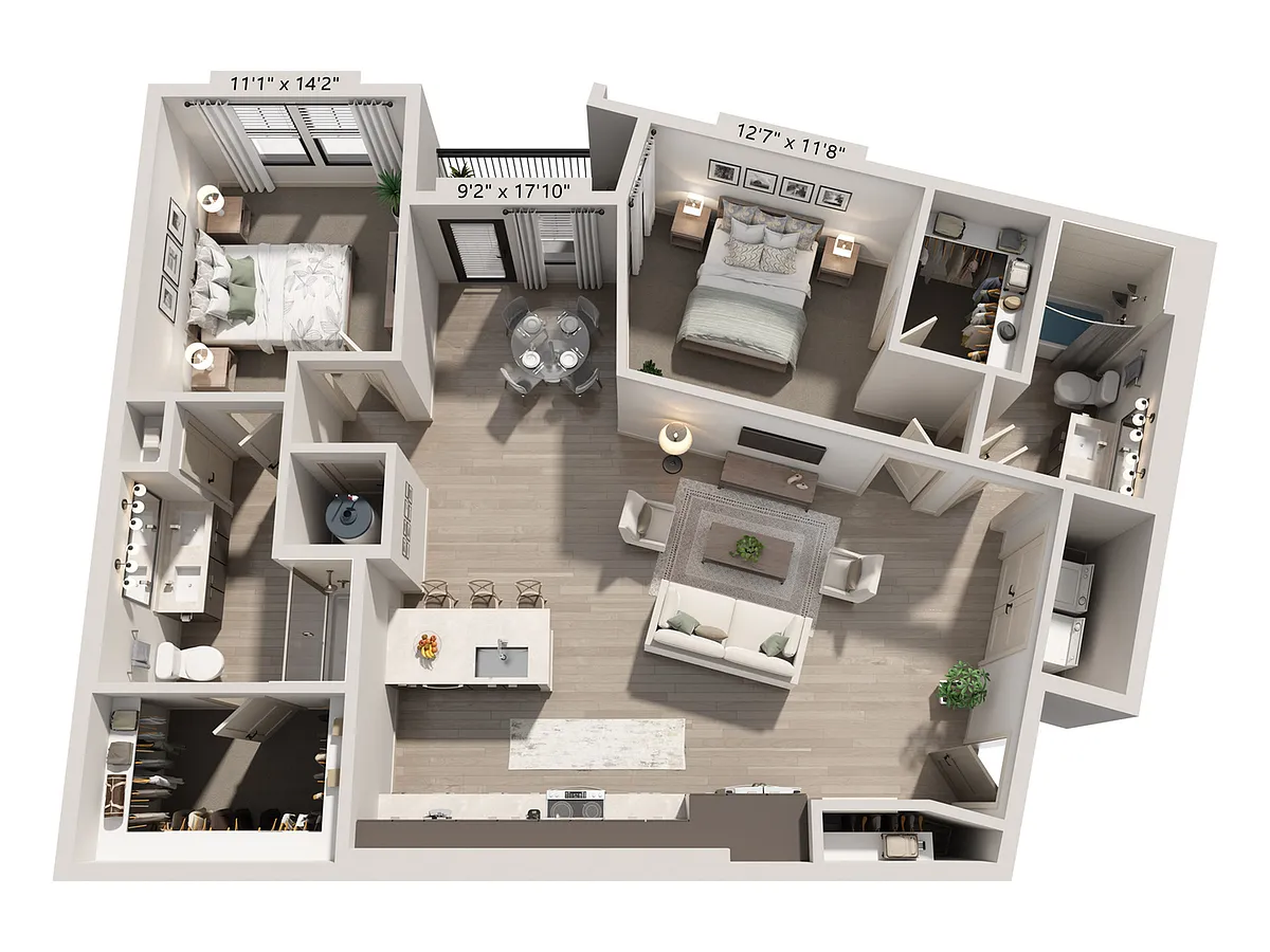 Floor plan B7