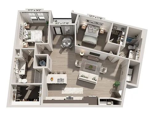 Floor plan B7