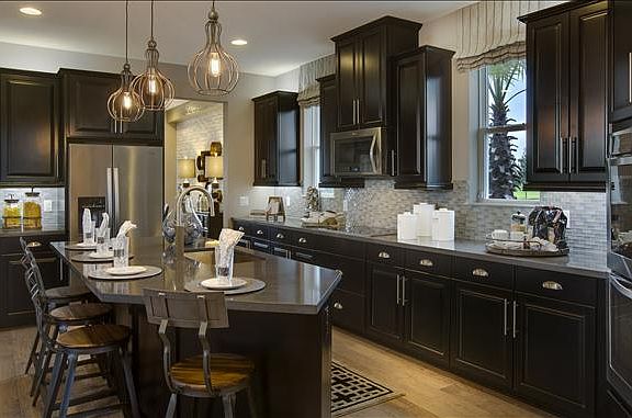 stainless appliances in kitchen