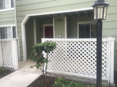 Front entrance/Private Patio