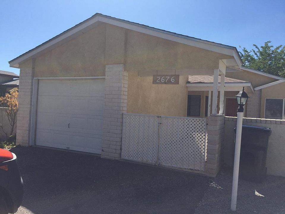 Front of house and garage