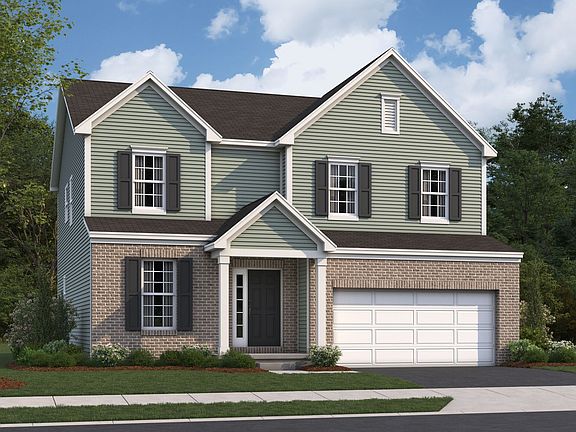 Madison Elevation A with Brick
