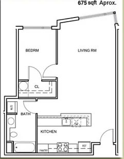 1bd 1bath