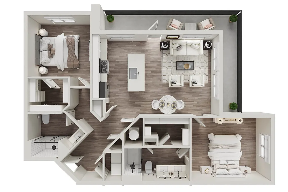 Floor plan B2