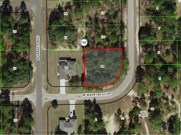 1977 W WAVECREST DRIVE LOT 19, CITRUS SPRINGS, FL 34434
