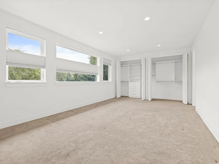 Primary Bedroom with extra closets