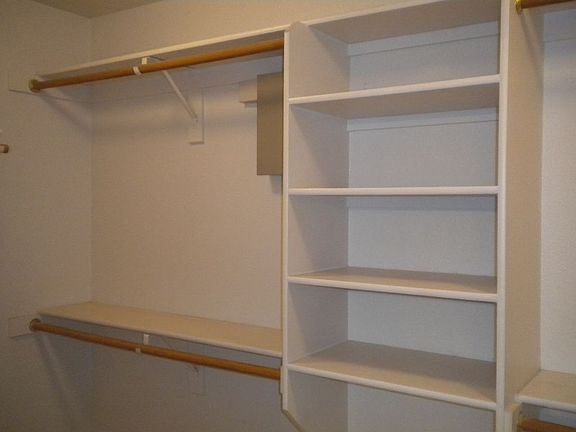 Master walk-in closet