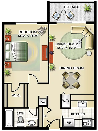 Floor plan Model A