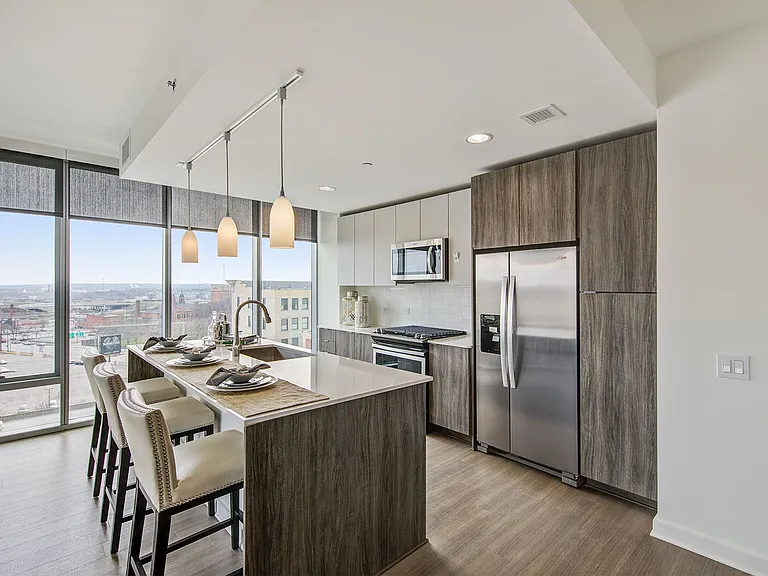 Kitchen and Island