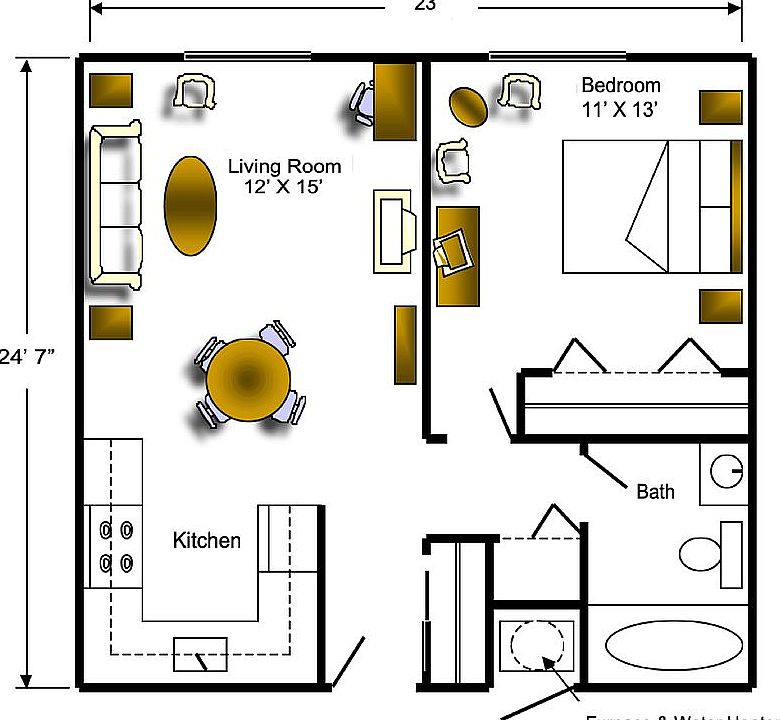 1st image of 1540 N Cotner Blvd #B207