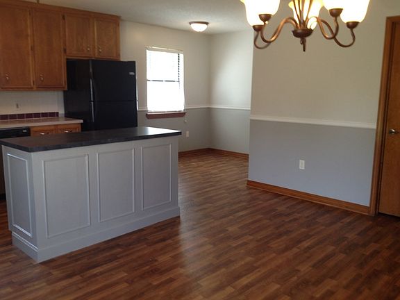 Kitchen looking toward exit to garage