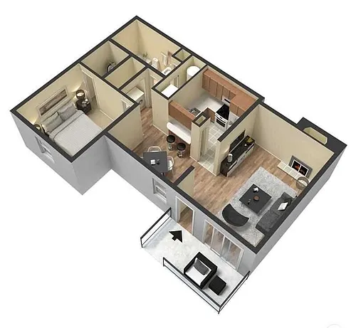 Floor plan A4 Modern