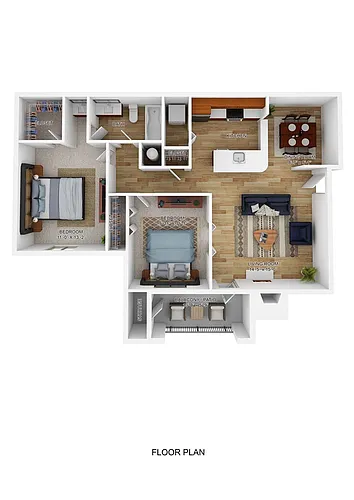 Floor plan The Buckingham Den