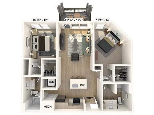 Floor plan B10-1069