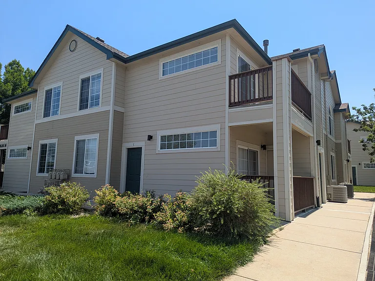Outside of ground floor unit.