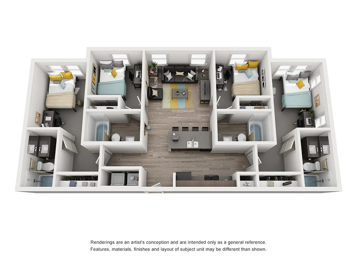 Floor plan The Flathead