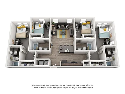 Floor plan The Flathead