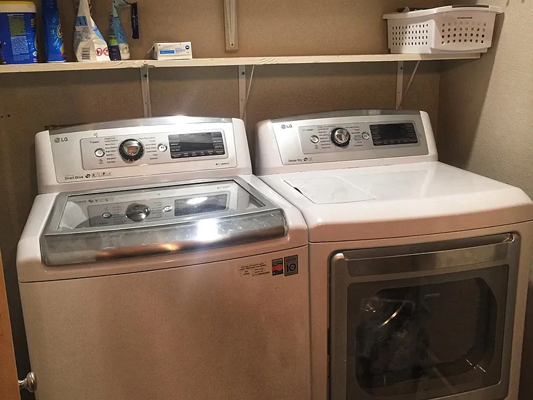 LG Washer and Dryer Area