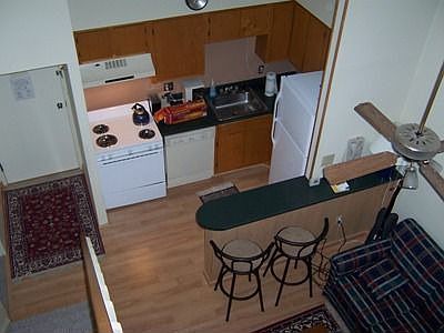 Newer appliances in kitchen
