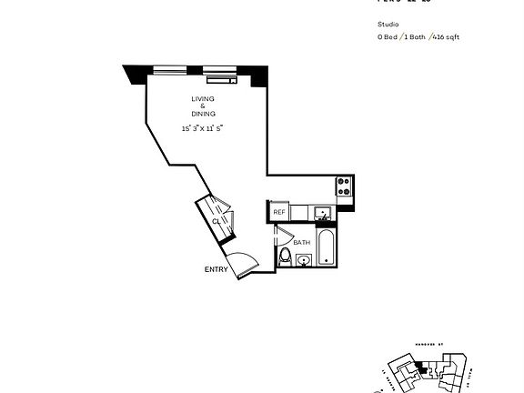 2nd image of 63 Wall St APT 2304