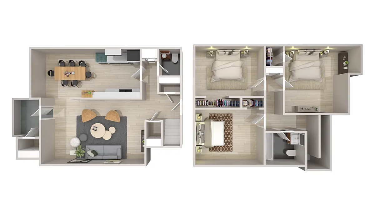 Floor plan Begonia w/washer-dryer