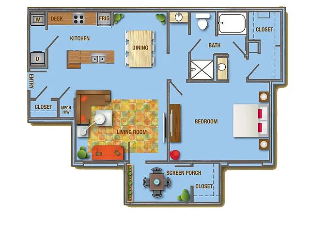 Floor plan Lake Sinclair