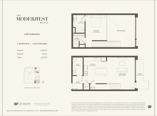 Loft Collection Plan, Modernest WeHo, Nashville, TN 37210