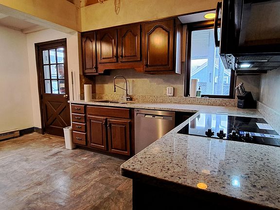 Kitchen with granite counter top