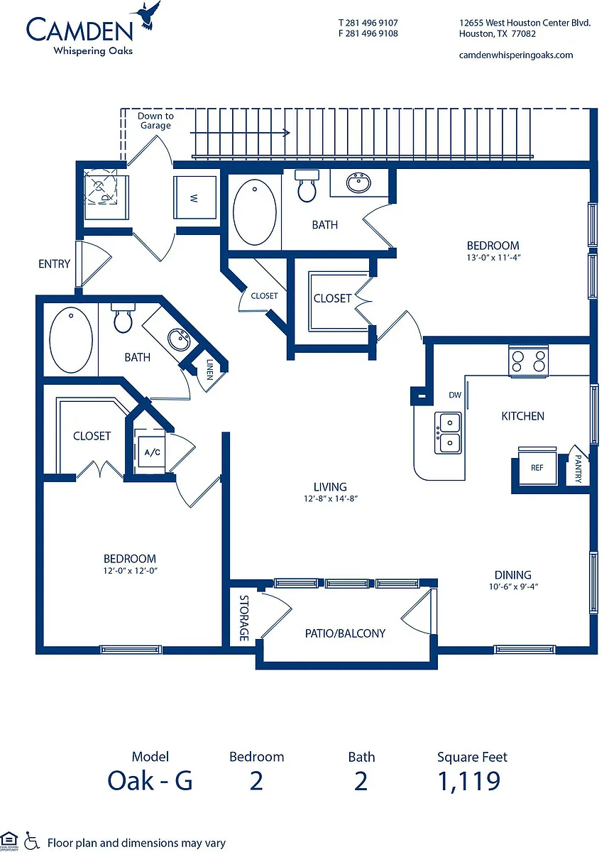 Floor plan Oak - G
