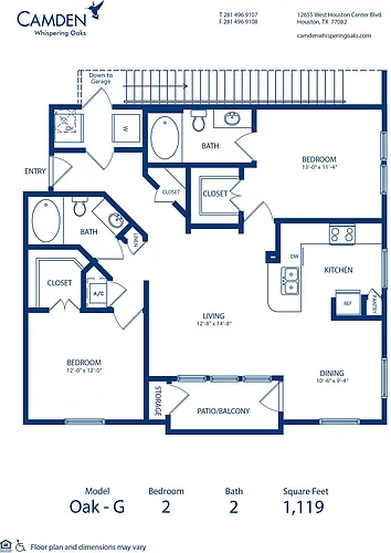 Floor plan Oak - G