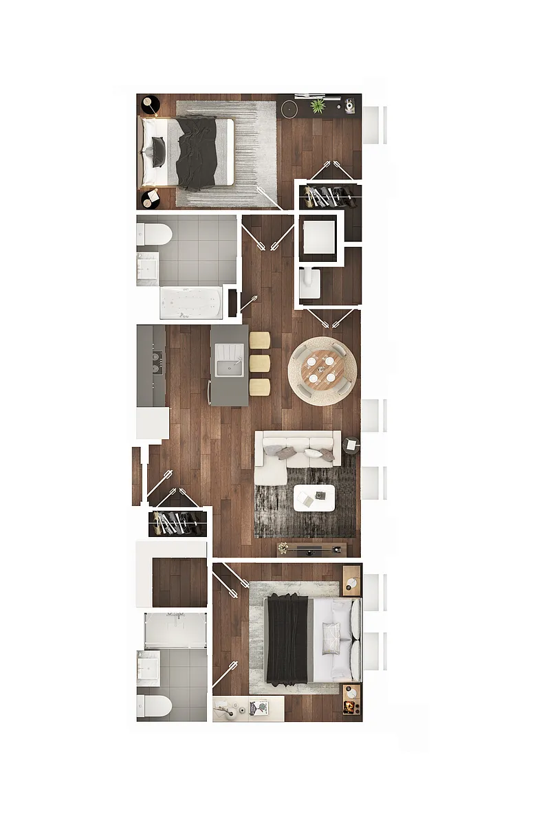 Floor plan 203