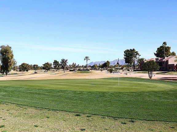 Golf Course 5th Green Off Patio.