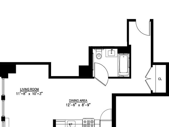 2nd image of 15 Park Row APT 8F2
