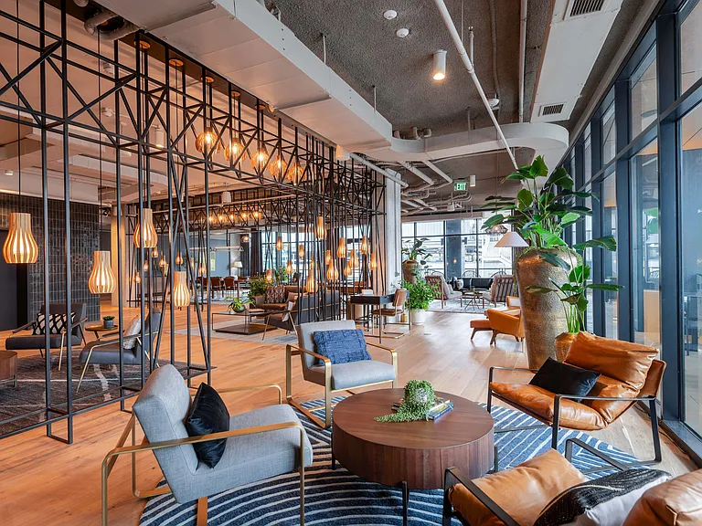 Leasing Office, Balcony, Clubhouse Gables Union Market