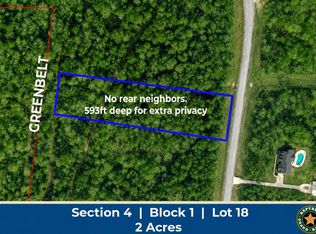 15415 Red Hawk Rd LOT 18, Willis, TX 77378