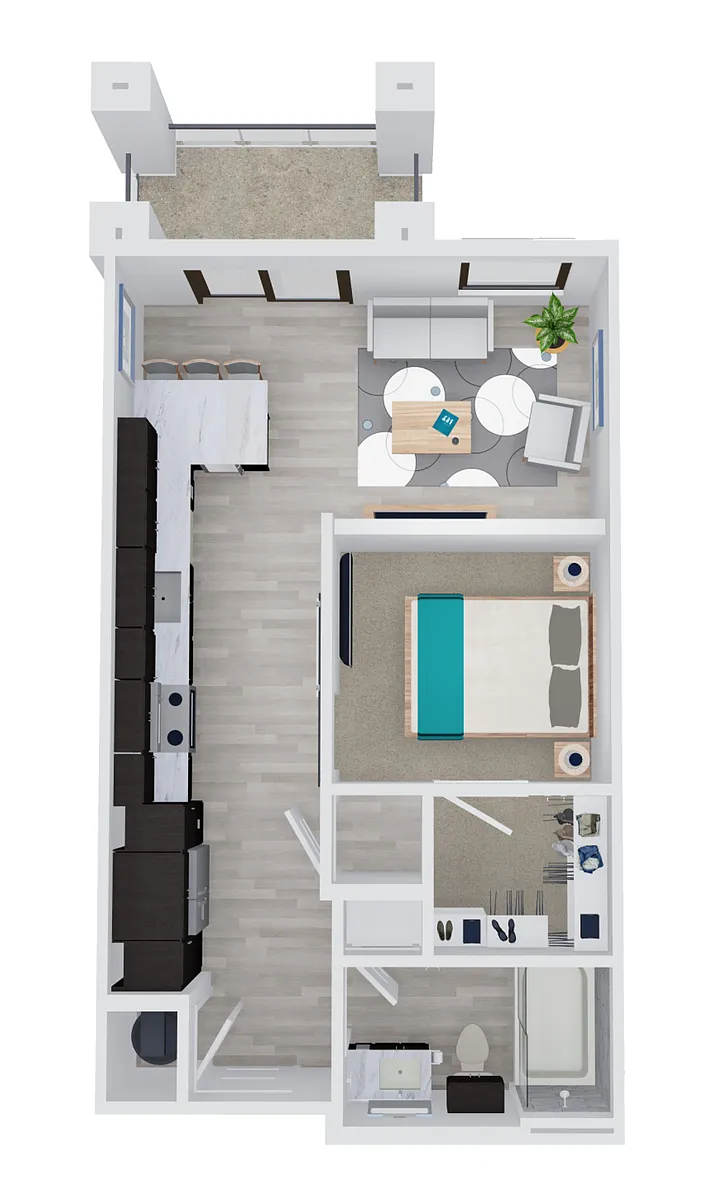 Floor plan E1