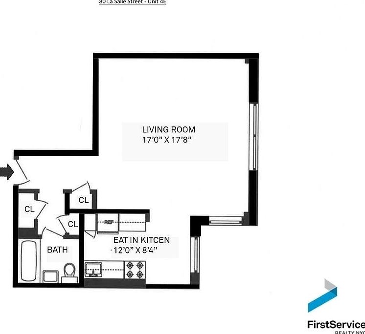 1st image of 80 La Salle St APT 4E