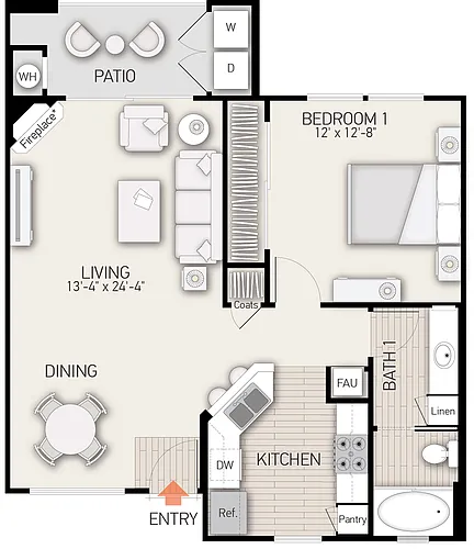 Floor plan Plan B