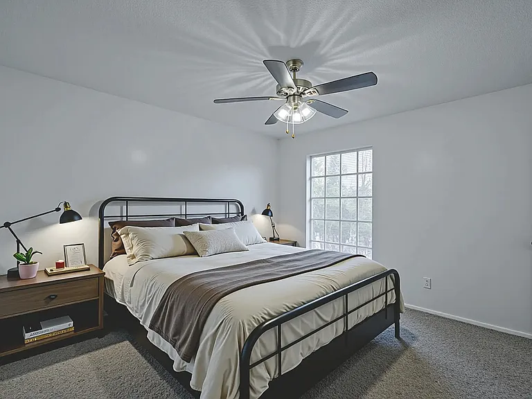 Virtually Staged Bedroom Ironhorse Flats