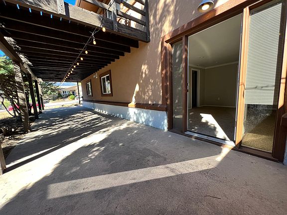 700sqft Patio that is fenced in for dogs.