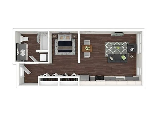 Floor plan Studio 1 2